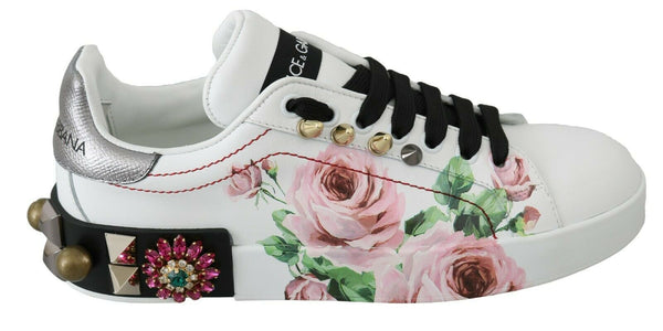 Dolce & Gabbana 100% Leather sneakers in white
