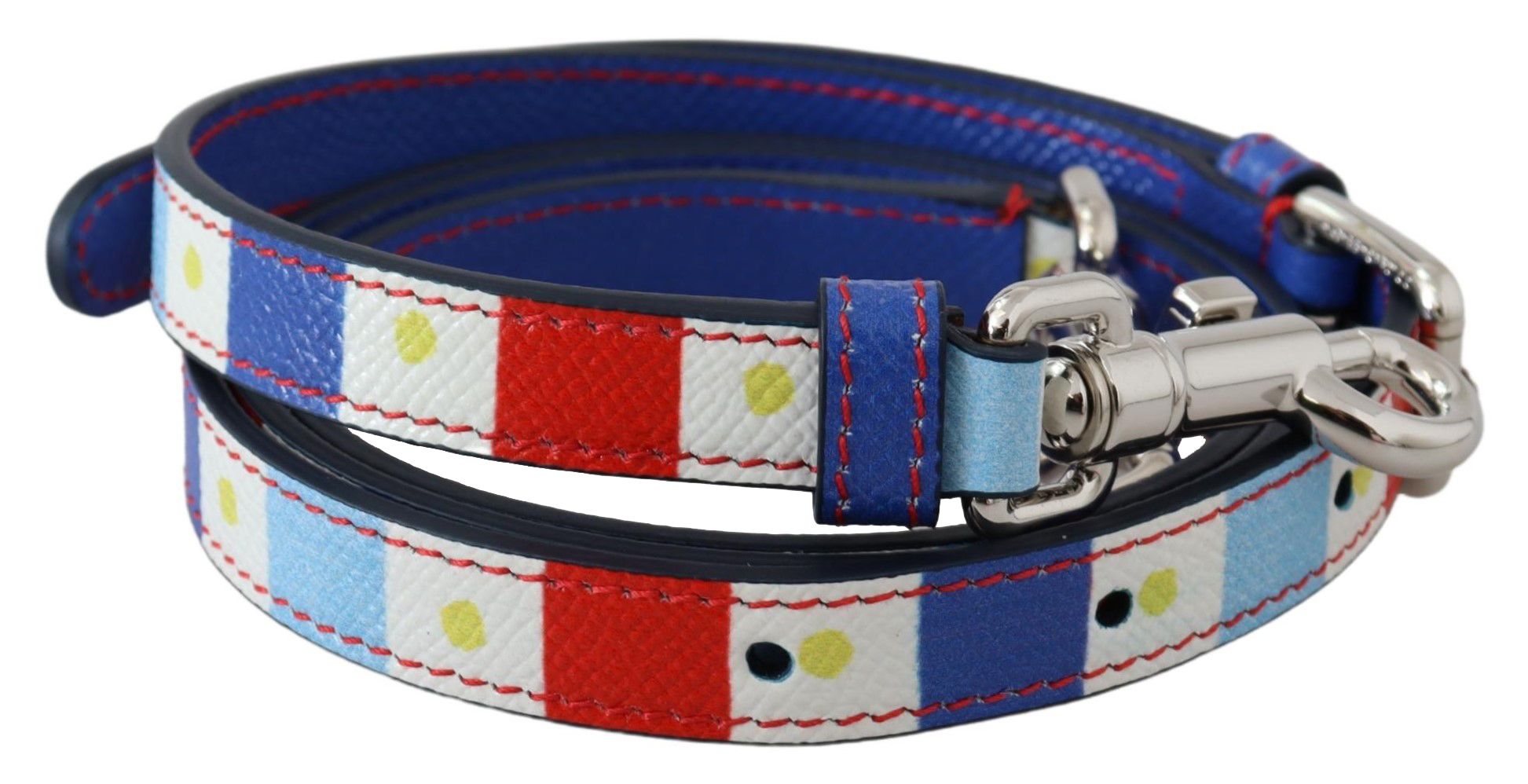Multicolor Leather Bag Accessory Shoulder Strap