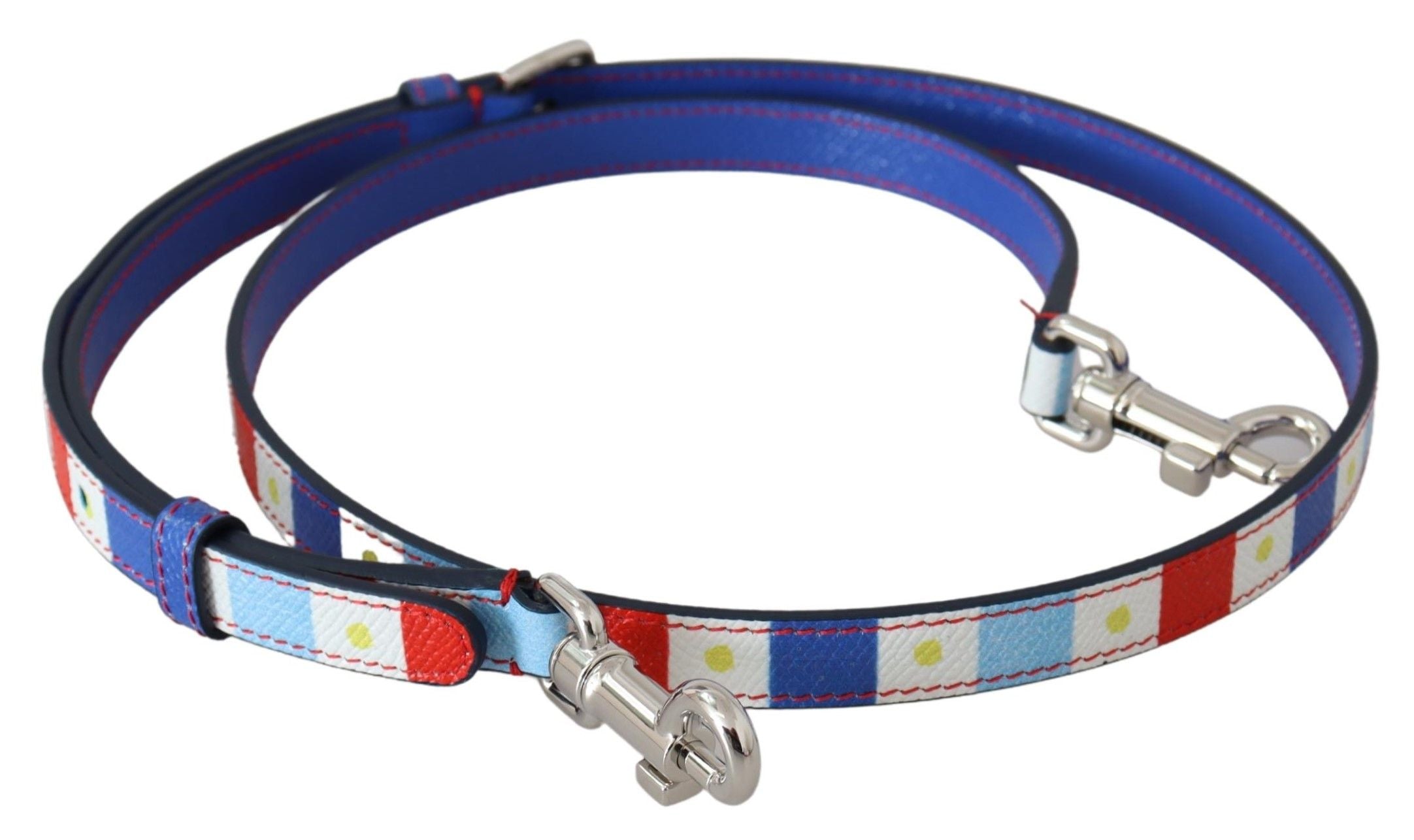 Multicolor Leather Bag Accessory Shoulder Strap