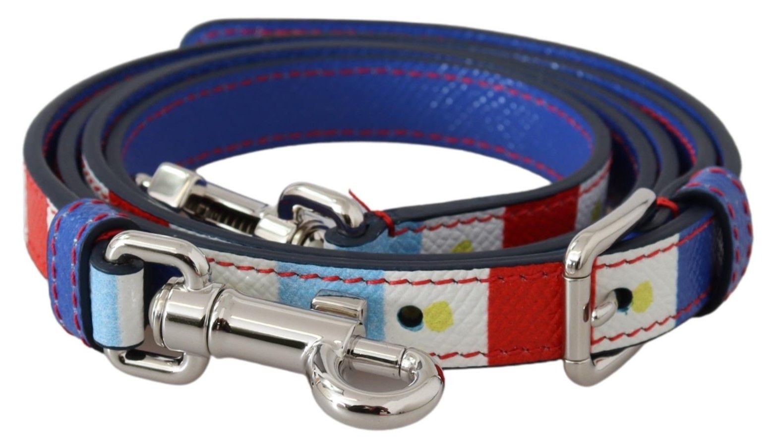 Multicolor Leather Bag Accessory Shoulder Strap