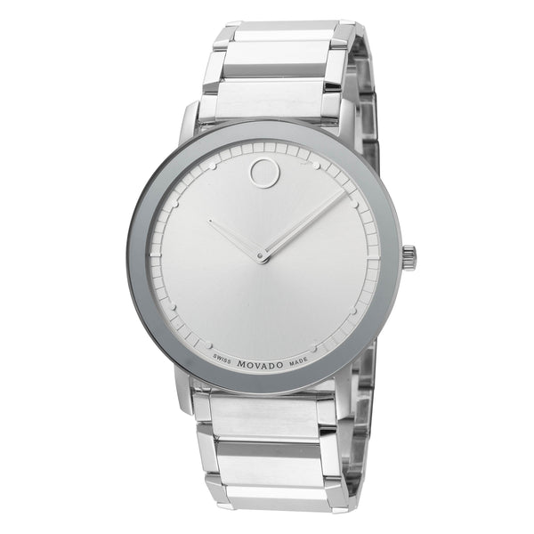 Preloved - Movado Mens Sapphire 40mm Quartz Watch 0607407 One Color Watches
