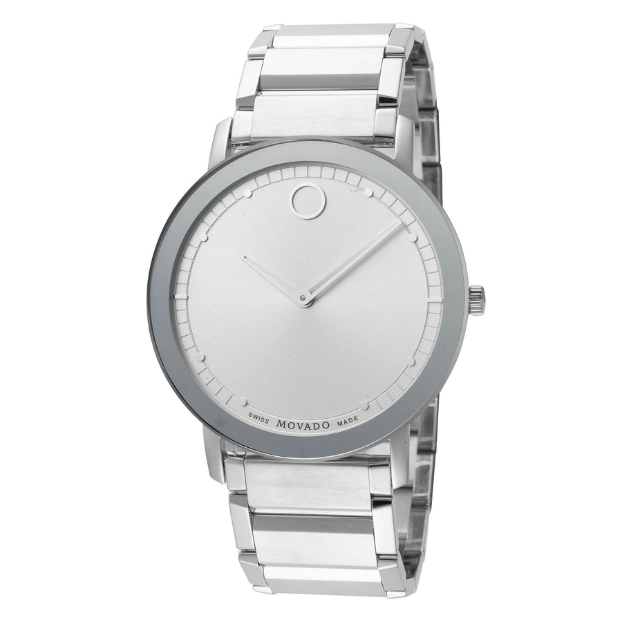 Preloved - Movado Mens Sapphire 40mm Quartz Watch 0607407 One Color Watches