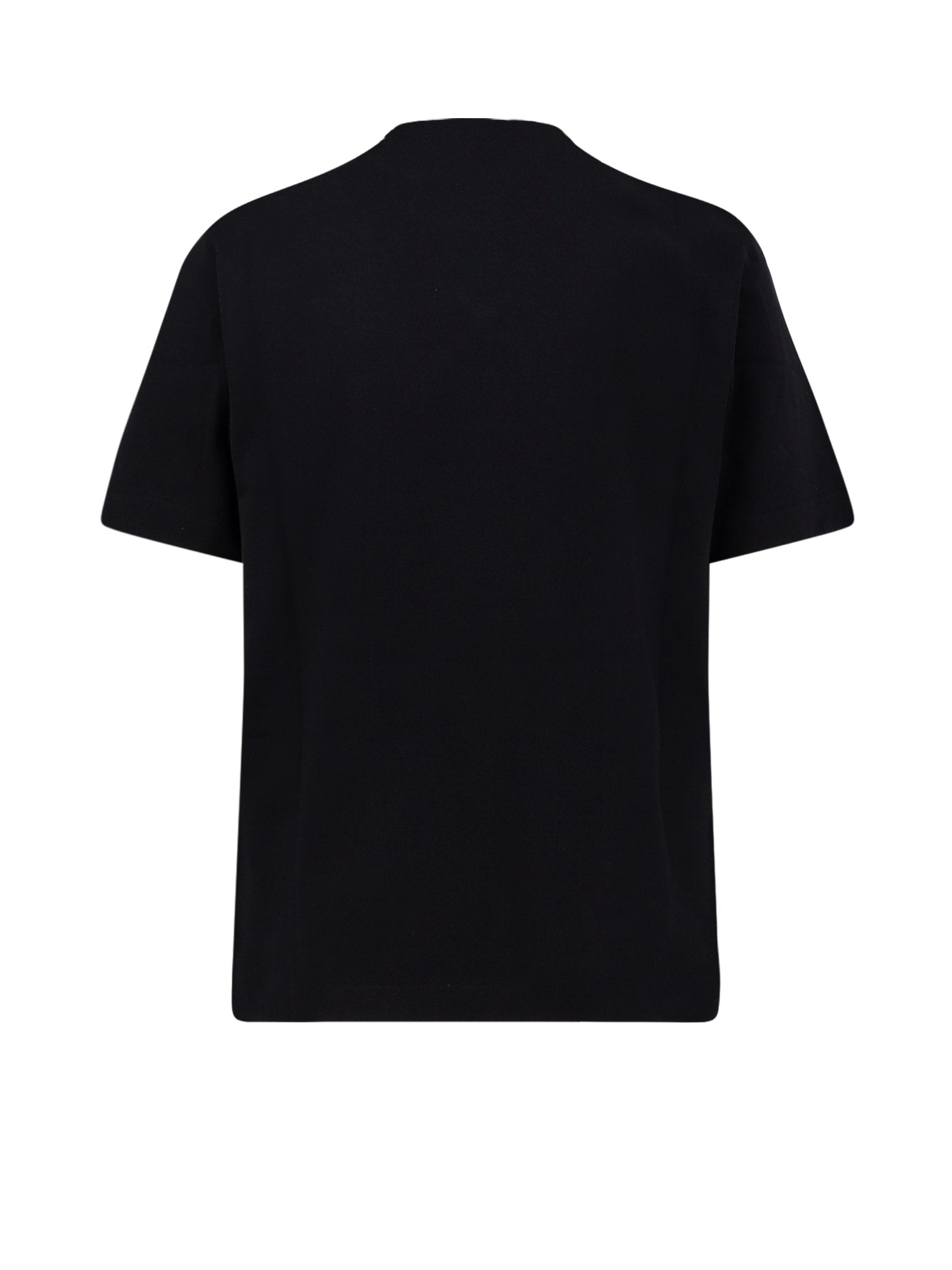 Burberry T-Shirts And Polos Black Cotone Organico