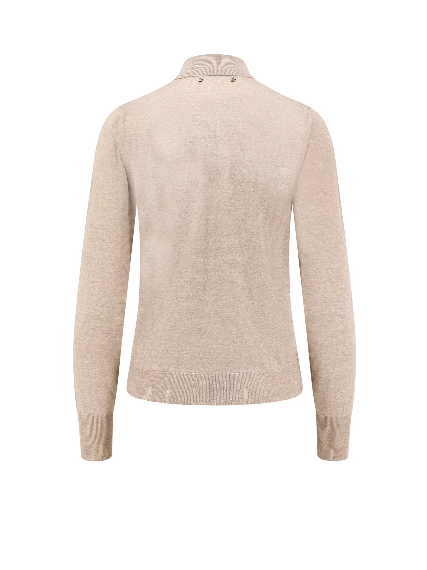 Golden Goose Sweaters Brown Rib: Virgin Wool