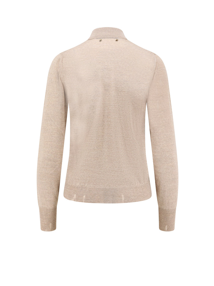 Golden Goose Sweaters Brown Rib: Virgin Wool