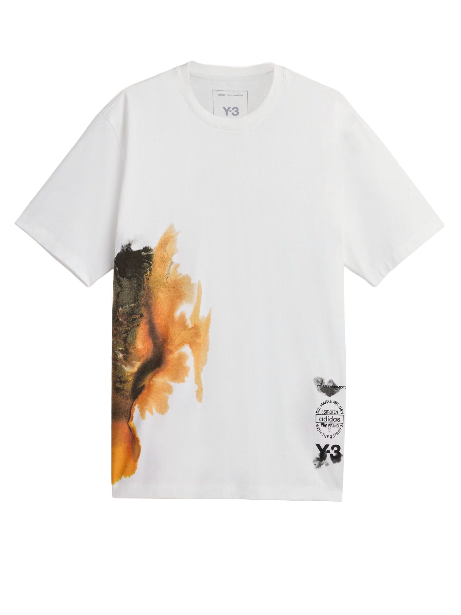 Y-3 T-Shirts And Polos White Cotone