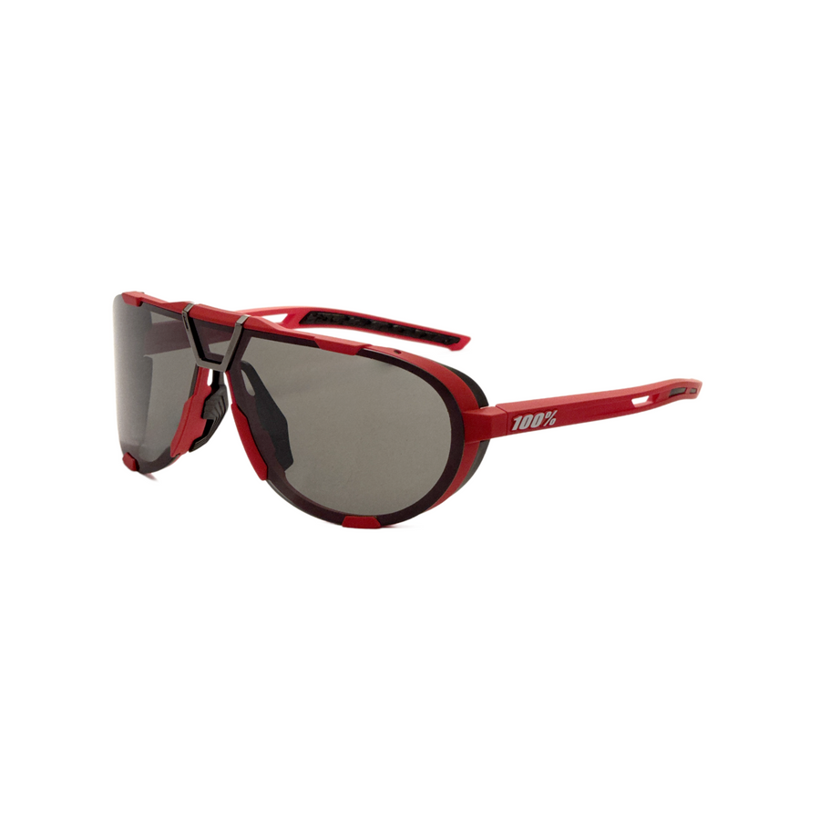 Preloved - 100 Percent Mens Westcraft 99mm Soft Tact Red Sunglasses 61046-265-01 One Color