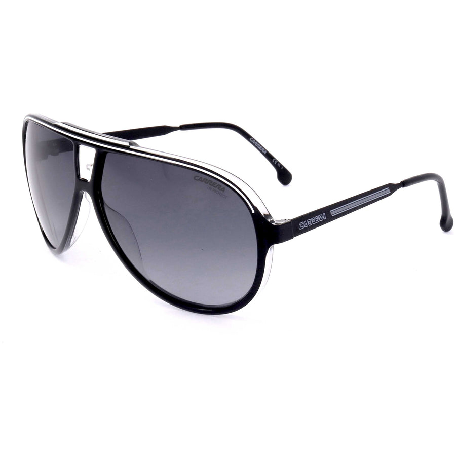 Preloved - Carrera Mens 63mm Black White Sunglasses Ca1050-S-80s-9o One Color