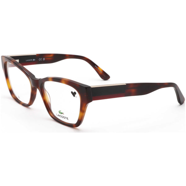 Preloved - Lacoste Womens 54mm Havana Eyeglasses L2919-214-54 One Color