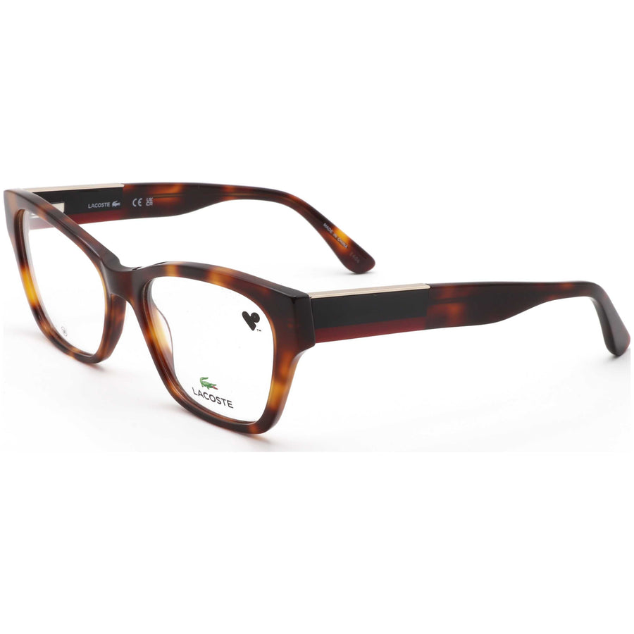 Preloved - Lacoste Womens 54mm Havana Eyeglasses L2919-214-54 One Color