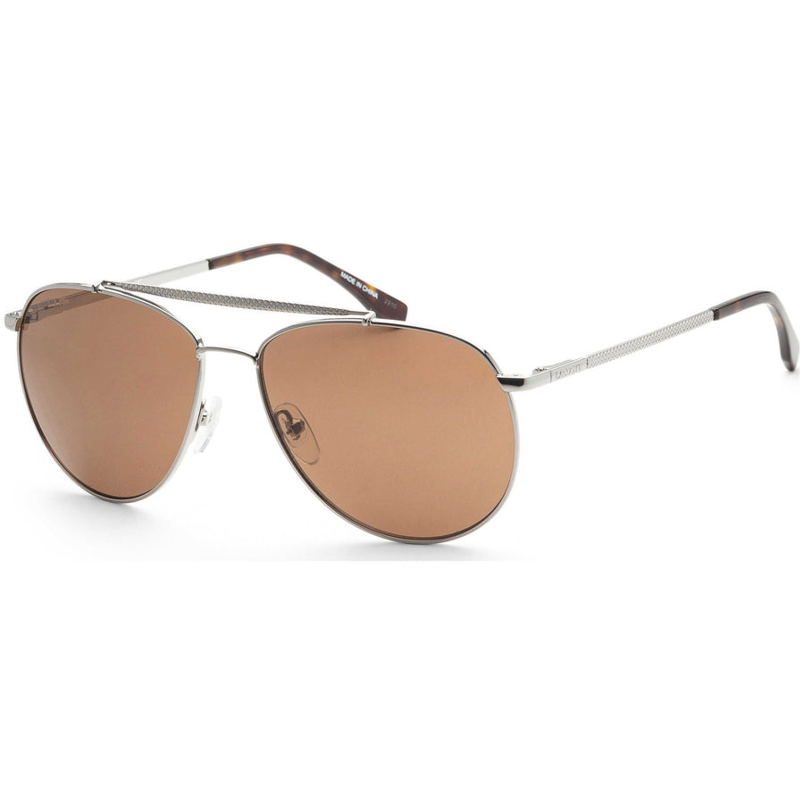 Preloved - Lacoste Mens 57mm Gunmetal Sunglasses L177s-033-57 One Color