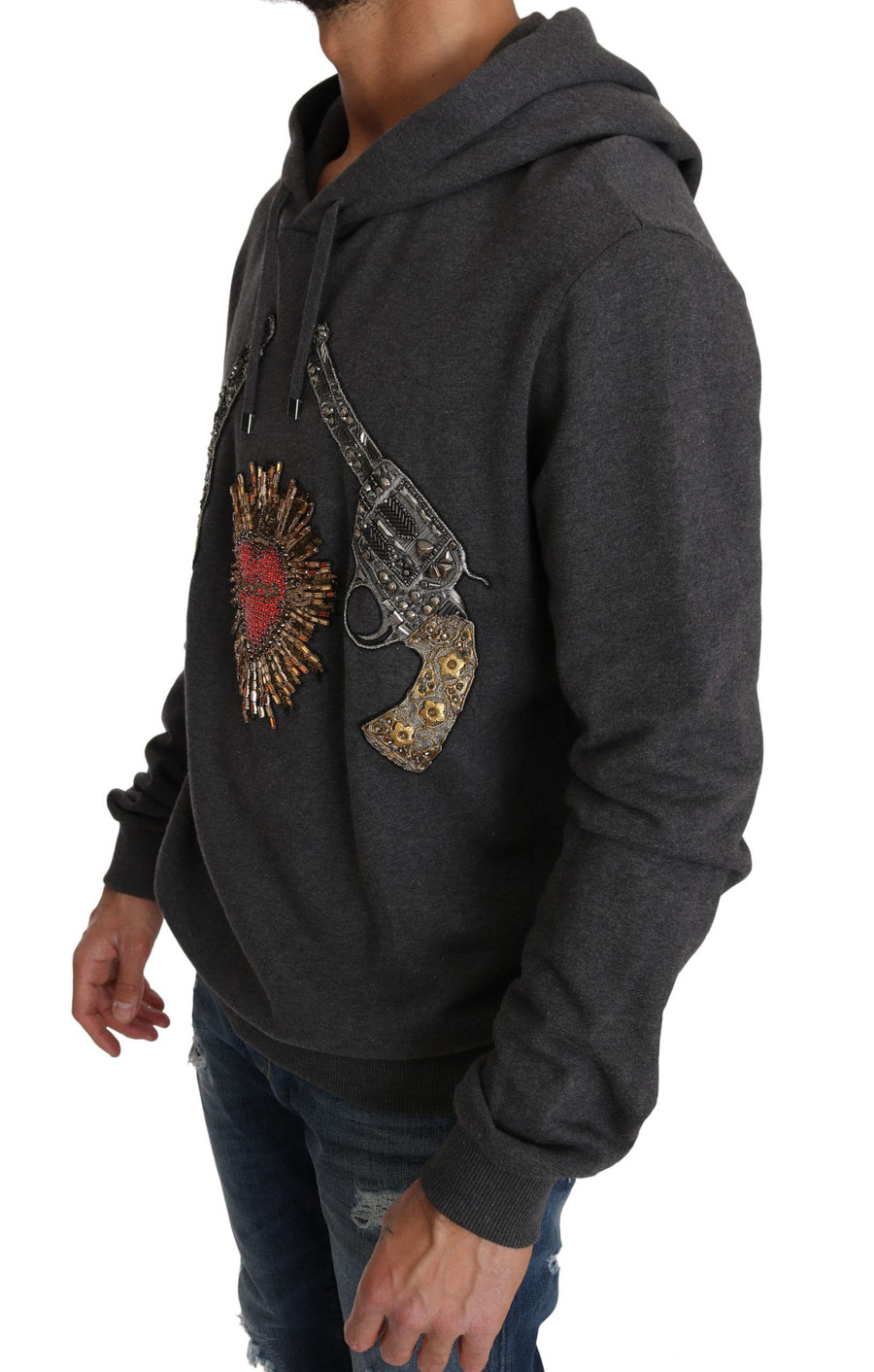 Dolce & Gabbana 100% Cotton hoodie in gray