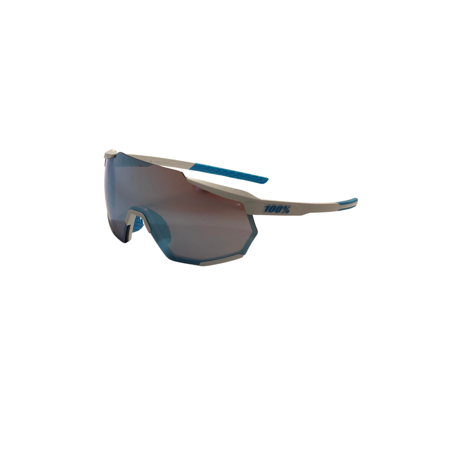 Preloved - 100 Percent Mens Racetrap 57mm Movistar Team White Sunglasses 61037-443-75 One Color