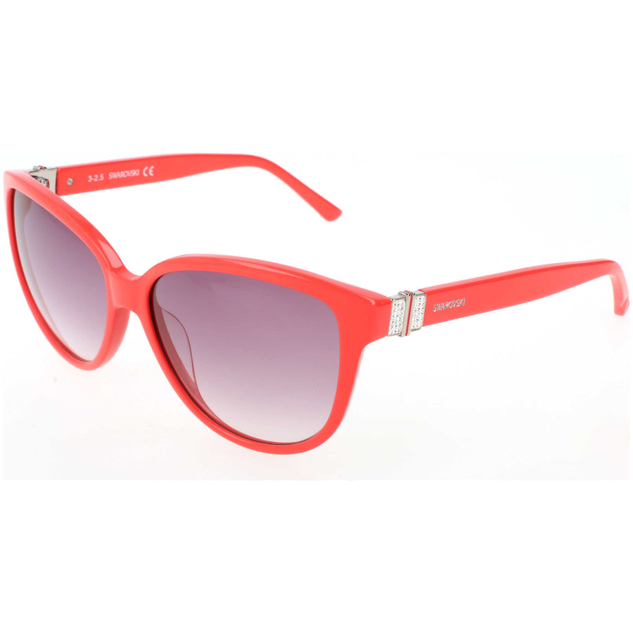 Preloved - Swarovski Womens 56 Mm Red Sunglasses Sk0120-5666b One Color