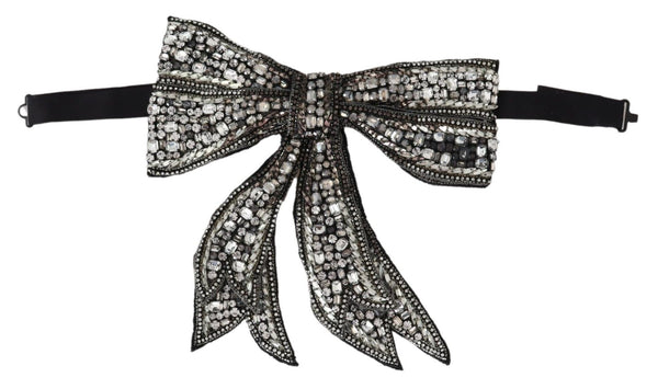 Dolce & Gabbana 100% Silk bow tie in black