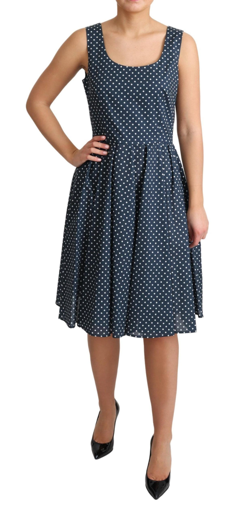 Dolce & Gabbana 100% Cotton dress in navy