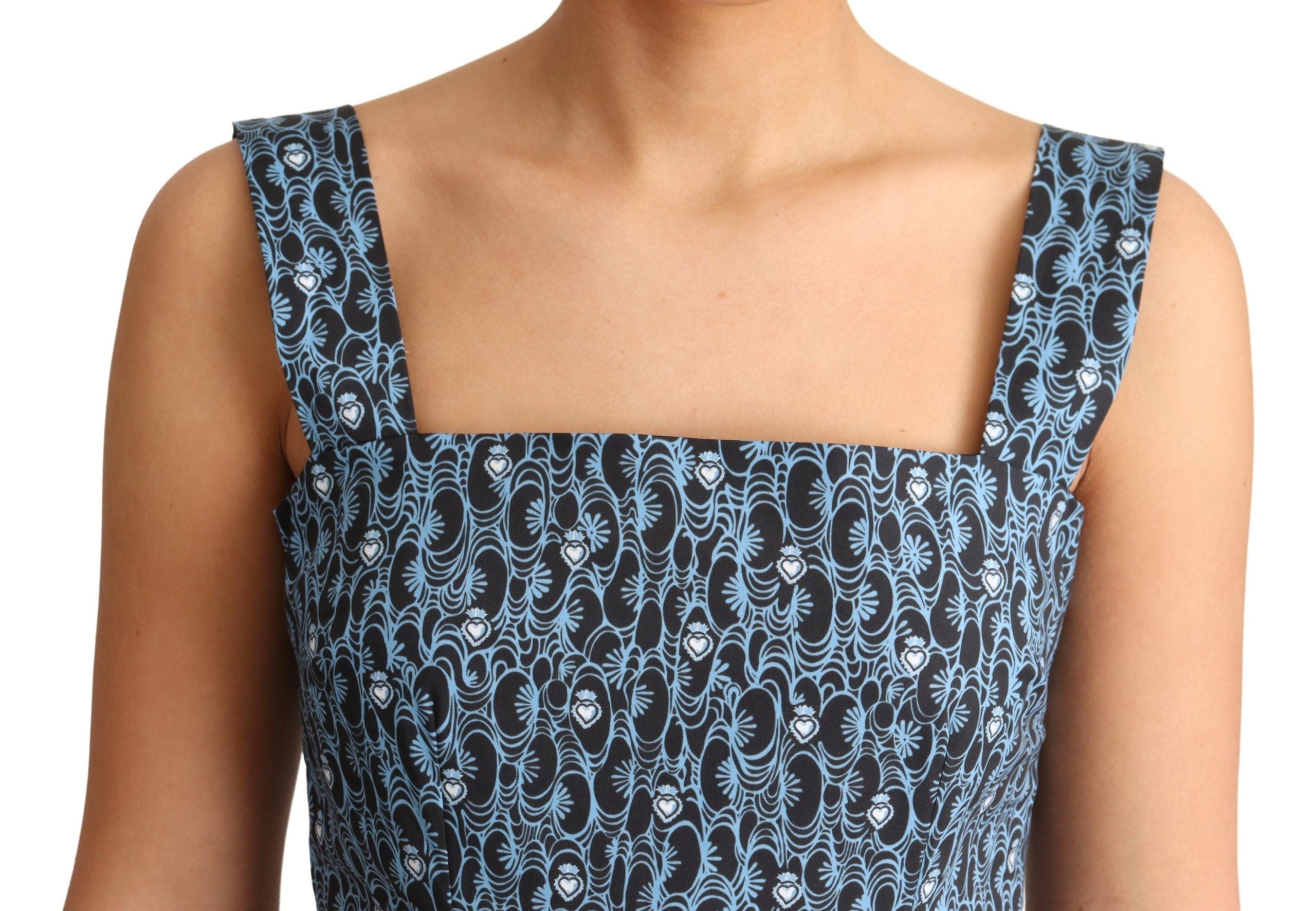Dolce & Gabbana 98% Cotton dress in blue — view 4