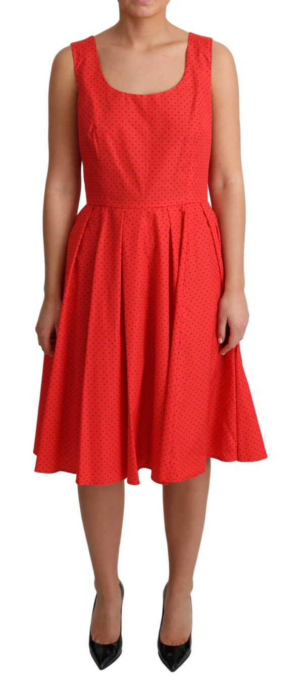 Dolce & Gabbana 100% Cotton dress in red
