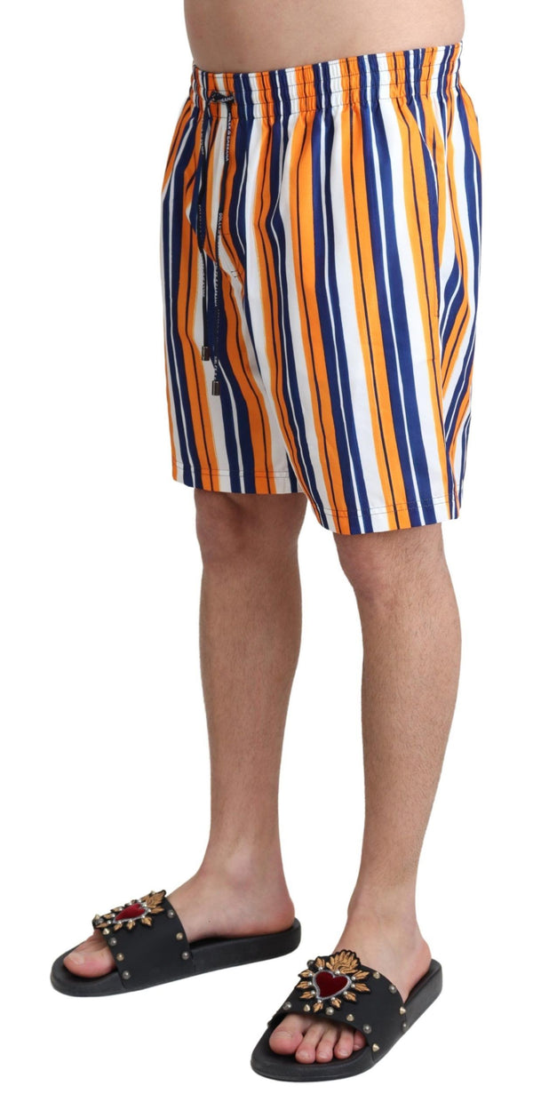 Dolce & Gabbana 100% Polyester swim shorts in multicolor