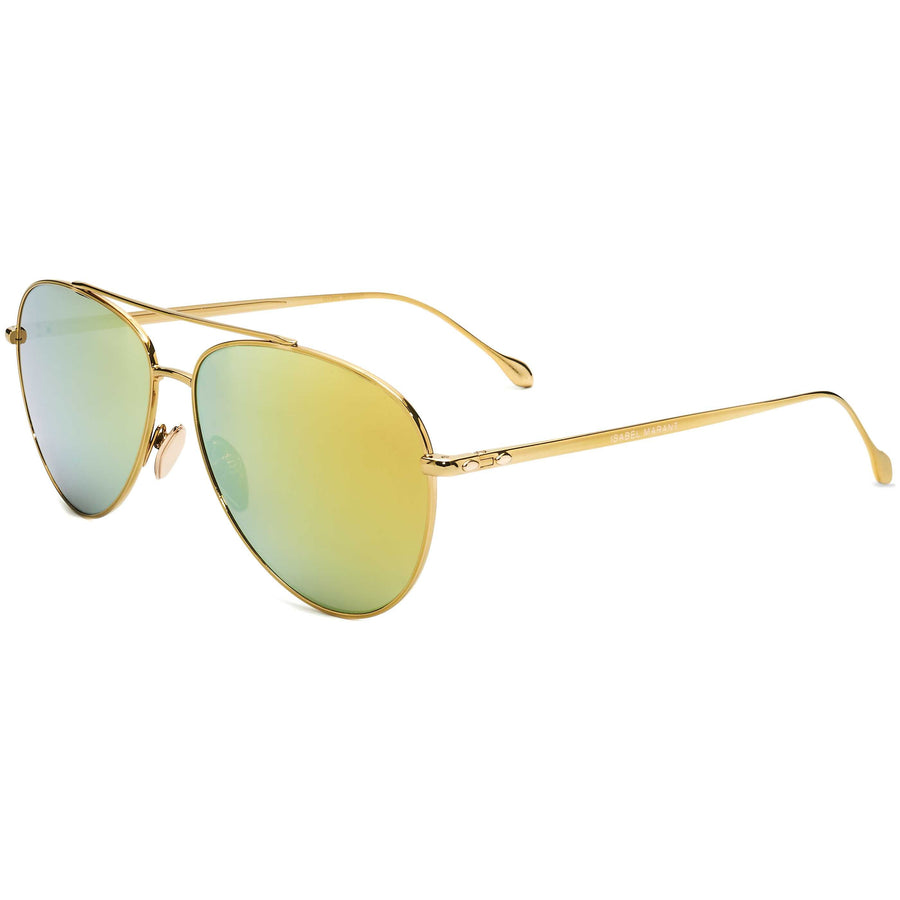 Preloved - Isabel Marant Womens 60mm Yellow Sunglasses Im0011-S-40g-60 One Color