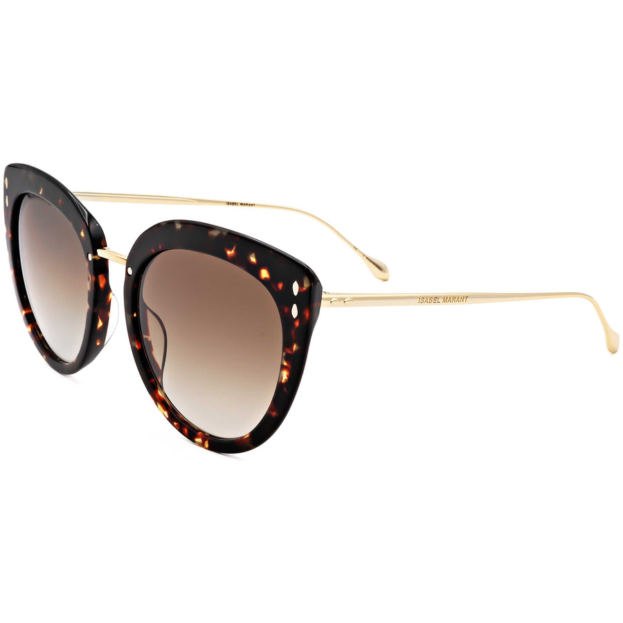 Preloved - Isabel Marant Womens 55mm Havana Gold Sunglasses Im0084-G-S-2ik-55 One Color