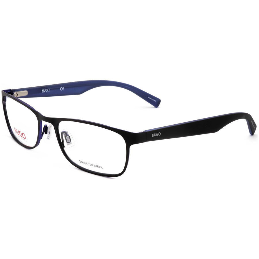 Preloved - Hugo Boss Mens 54mm Matte Black Blue Eyeglasses Hg0209-0vk-54 One Color
