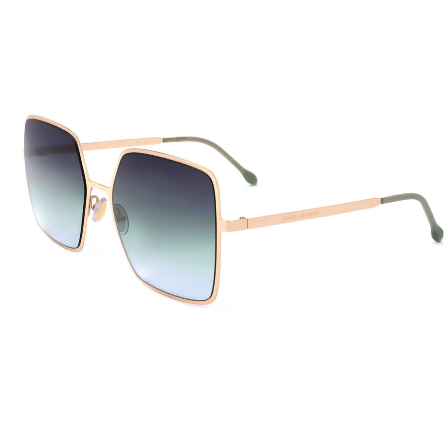 Preloved - Isabel Marant Womens 58mm Gold Green Sunglasses Im0102-S-Pef-58 One Color