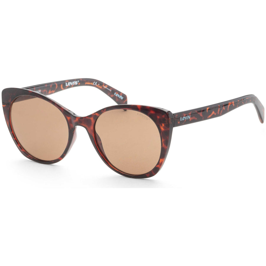 Preloved - Levis Womens 55 Mm Havana Sunglasses Lv1015s-0086-55 One Color