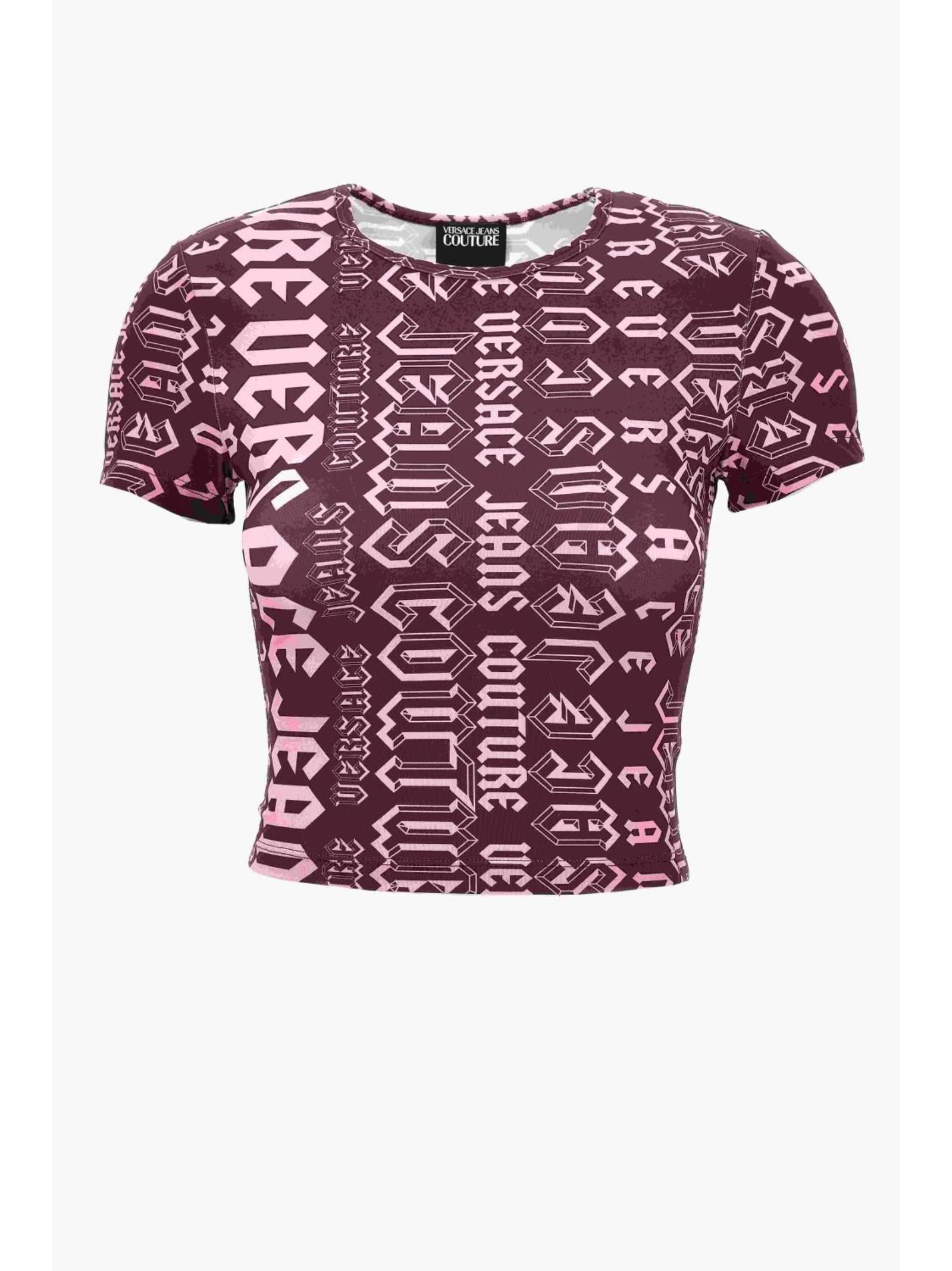 VERSACE JEANS COUTURE T-shirts and Polos Purple