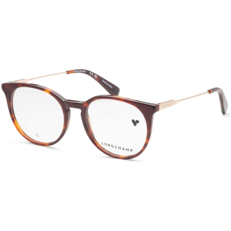 Preloved - Longchamp Womens 51mm Havana Eyeglasses Lo2720-230 One Color
