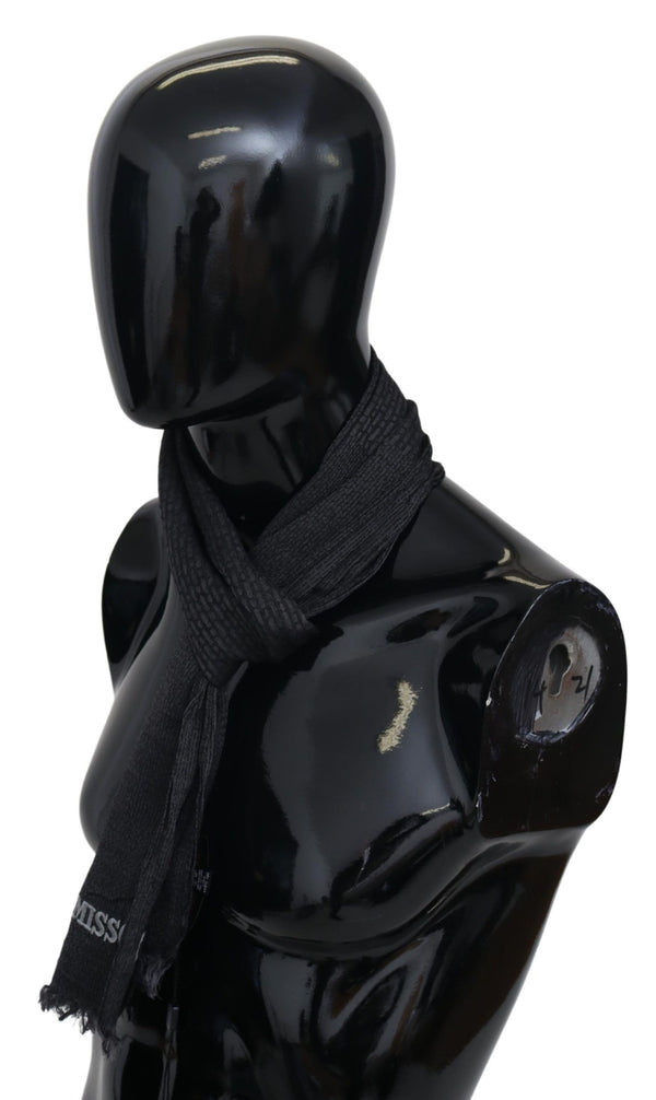 Missoni 100% Wool scarf in black
