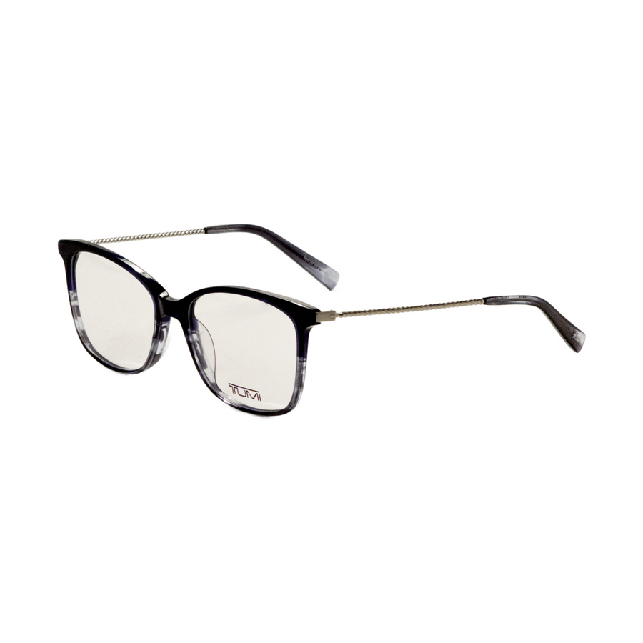 Preloved - Tumi Womens 53 Mm Navy Pattern Eyeglasses Vtu021-5306x8 One Color