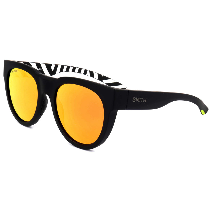 Preloved - Smith Optics Unisex 53 Mm White Black Pattern Sunglasses Crusader-S37-53 One Color