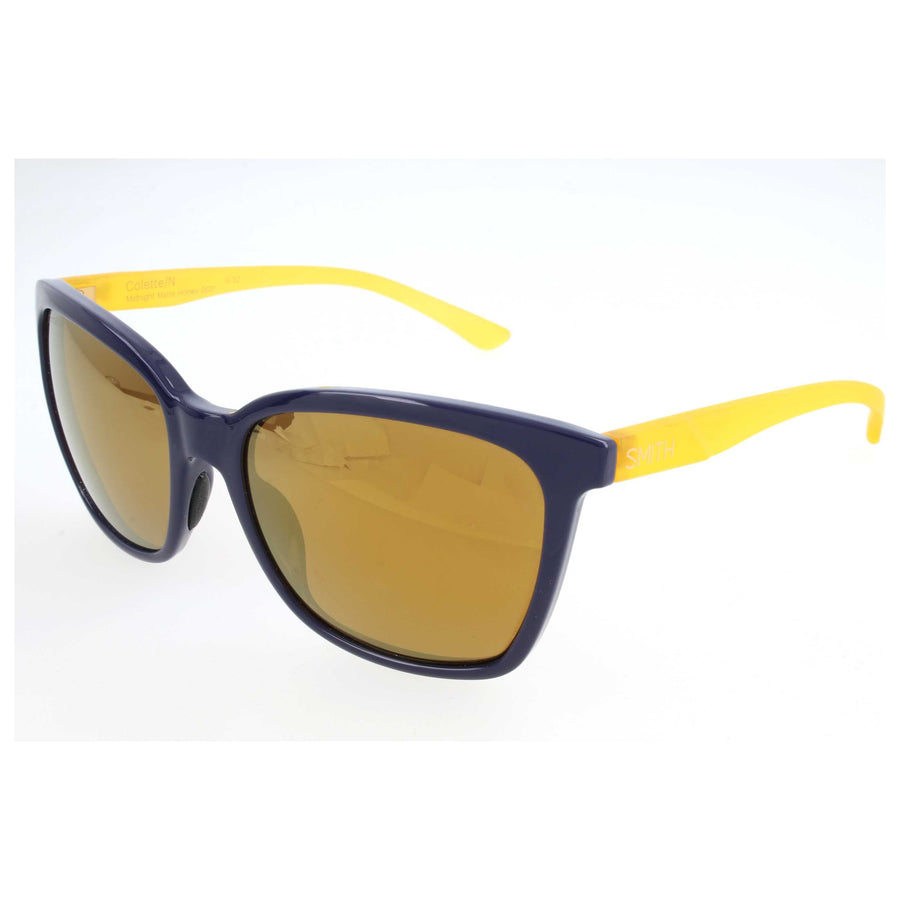 Preloved - Smith Optics Womens 55 Mm Blue Yellow Sunglasses Polarized Smithcolette-N-Dcd-55 One Color