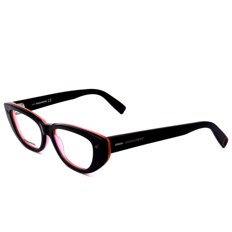 Preloved - Dsquared2 Womens 53mm Black Eyeglasses Dq5318-005-53 One Color