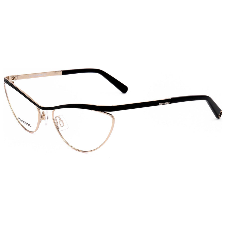 Preloved - Dsquared2 Womens 56mm Black Eyeglasses Dq5329-005-56 One Color