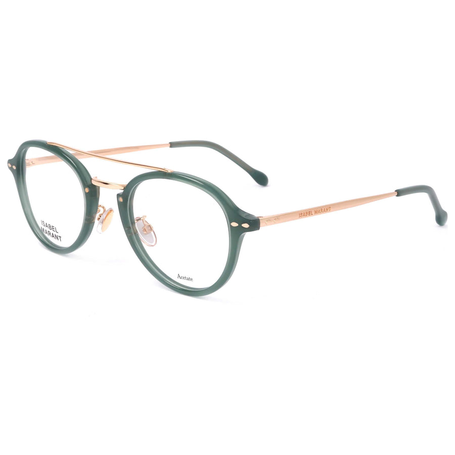 Preloved - Isabel Marant Womens 49mm Gold Green Eyeglasses Im0015-Pef-49 One Color