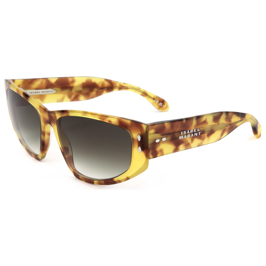 Preloved - Isabel Marant Womens 57mm Havana Honey Sunglasses Im0172-S-C9b-57 One Color