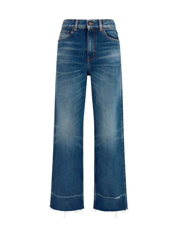 Chloé 100% cotton jeans in blue