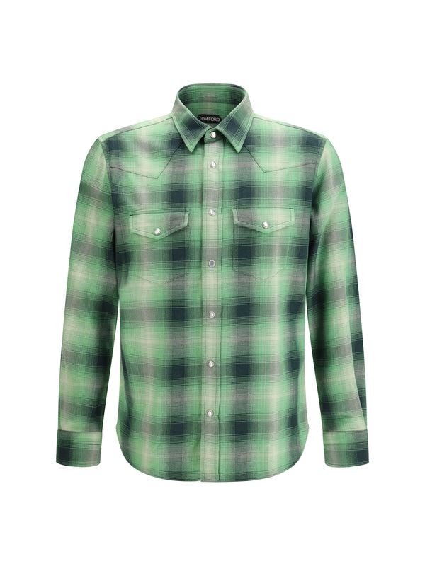 Tom Ford 100% COTTON shirt in green