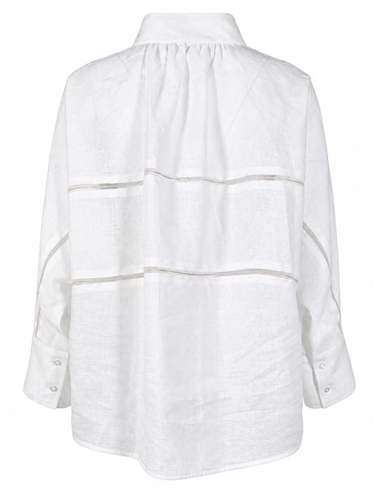 Fabiana Filippi Shirts Bianco Lino
