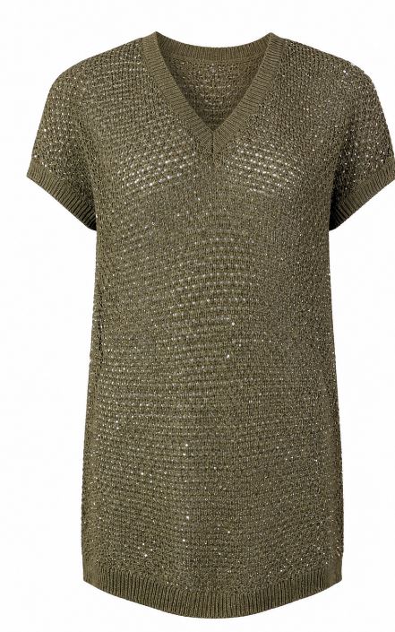 Fabiana Filippi T-Shirts And Polos Kaki Co Pa Pl
