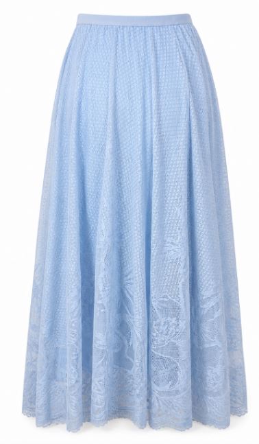 Fabiana Filippi Skirts Azzurro Cielo Cottone Pa