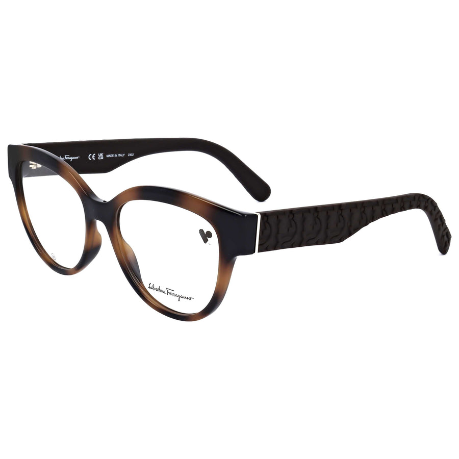 Preloved - Ferragamo Womens 54mm Brown Eyeglasses Sf2957e-240-54 One Color