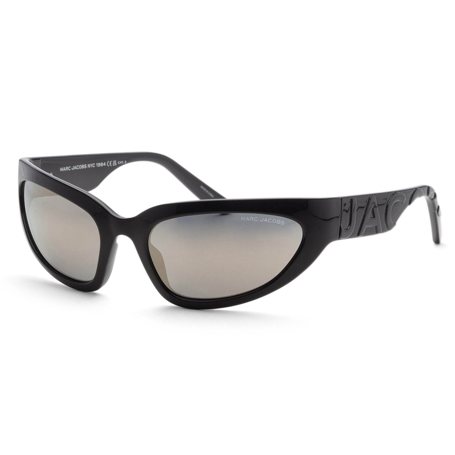 Preloved - Marc Jacobs Womens 61 Mm Black Grey Sunglasses Marc738-S-08a-61 One Color