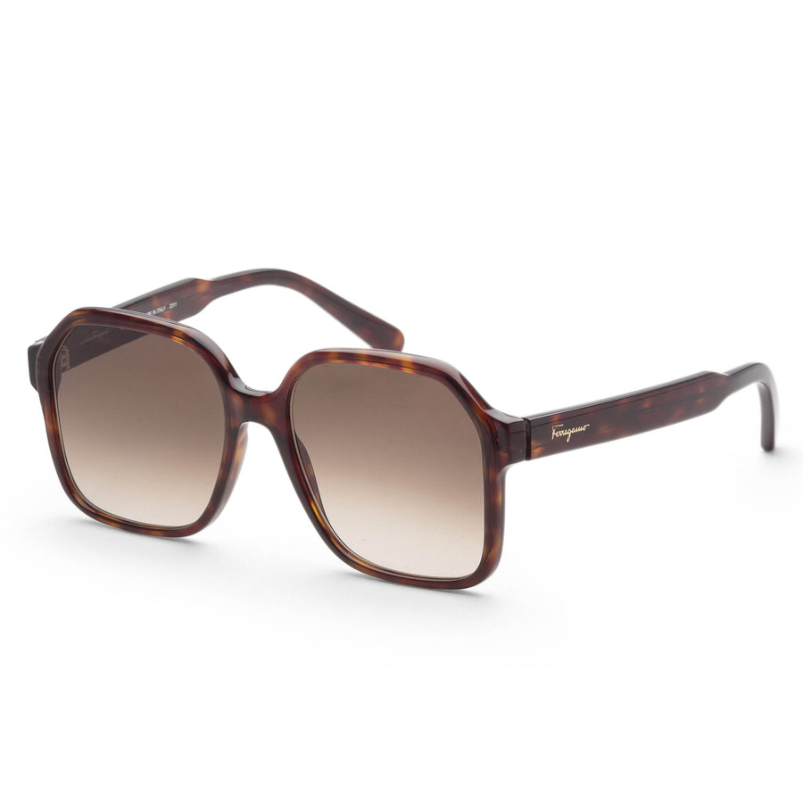 Preloved - Ferragamo Womens 56mm Dark Tortoise Sunglasses Sf1069s-242-56 One Color