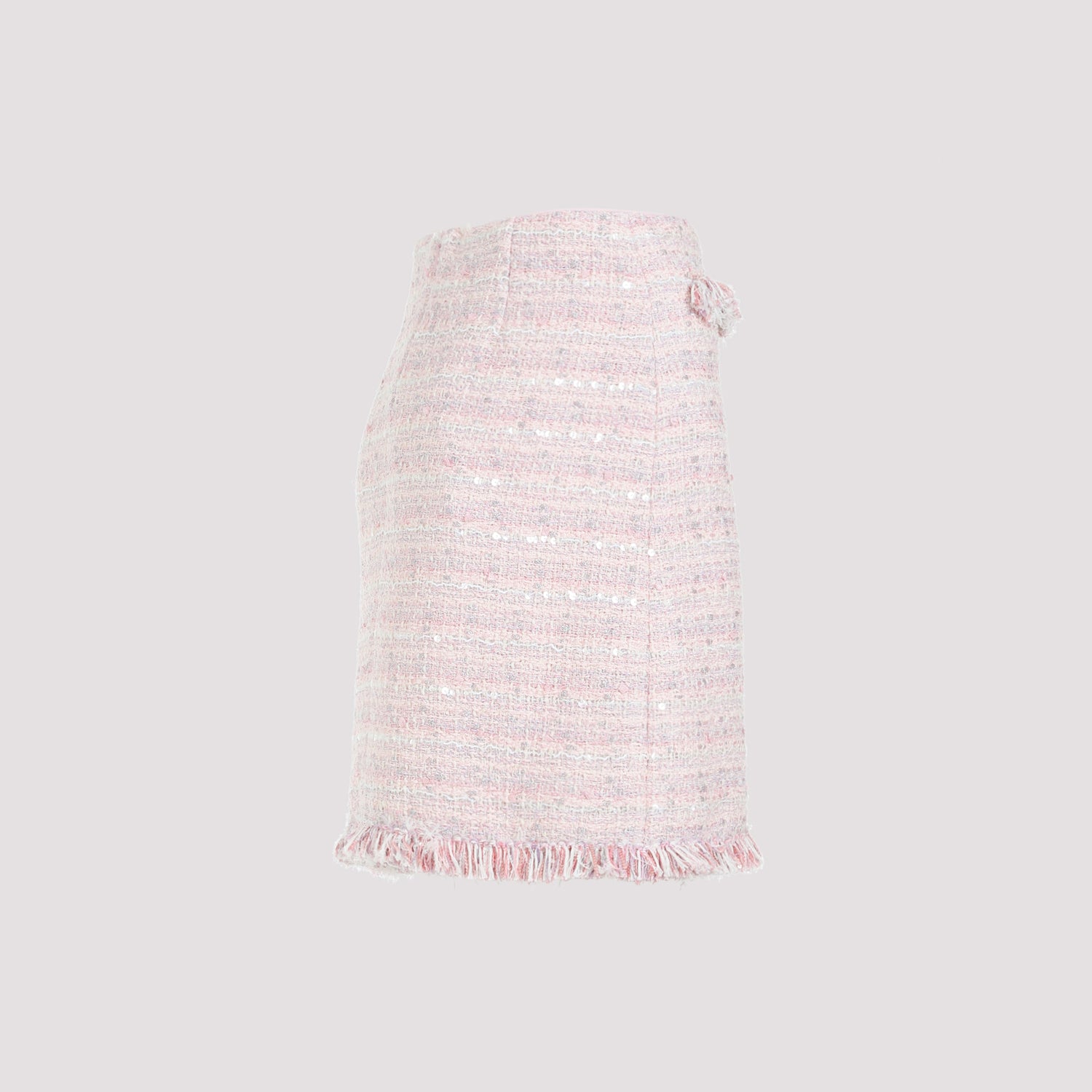 Boucle Mini Skirt Pink & Purple