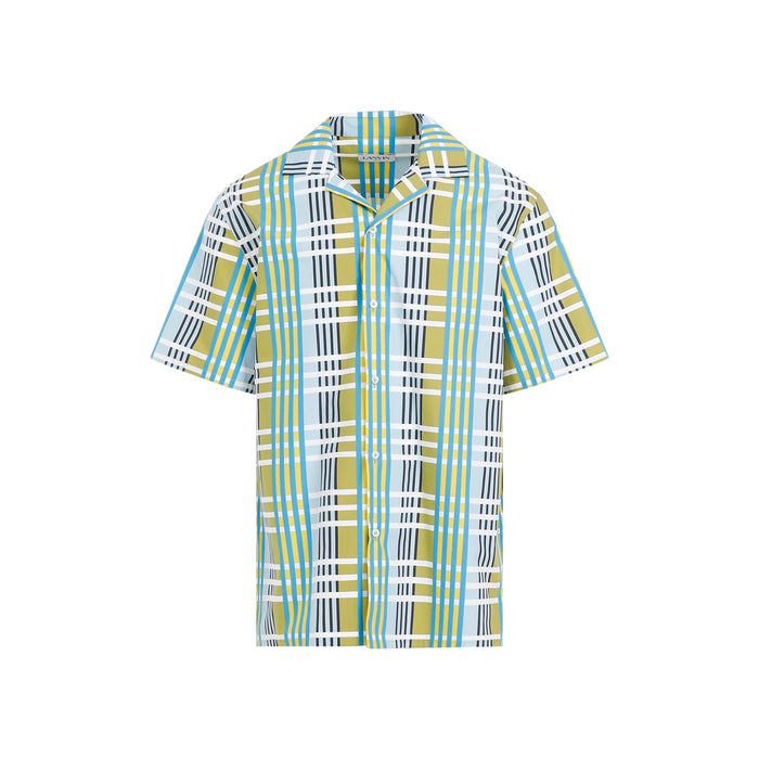 Lanvin Printed Bowling Shirt Cotton