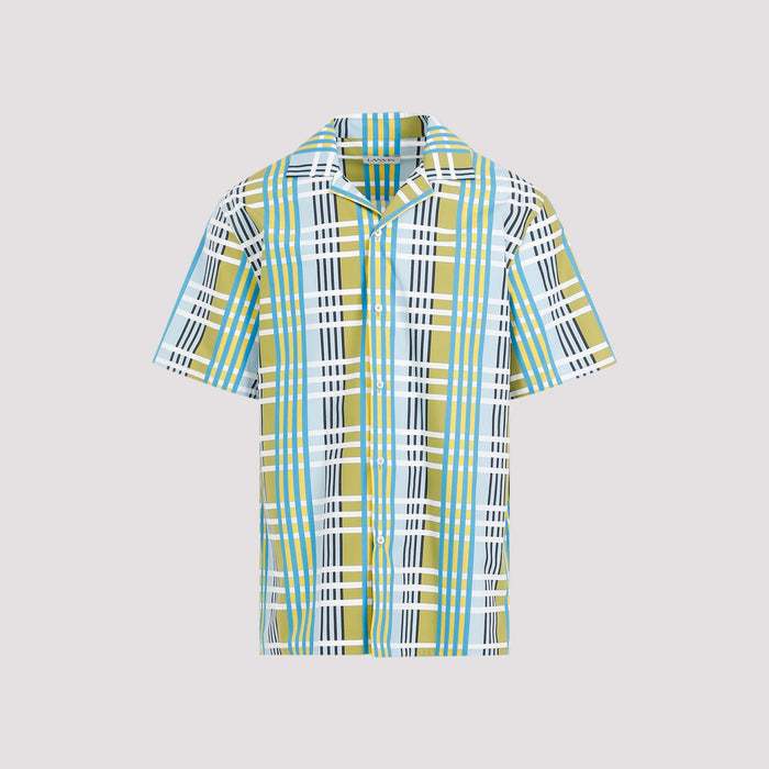 Lanvin Printed Bowling Shirt Cotton