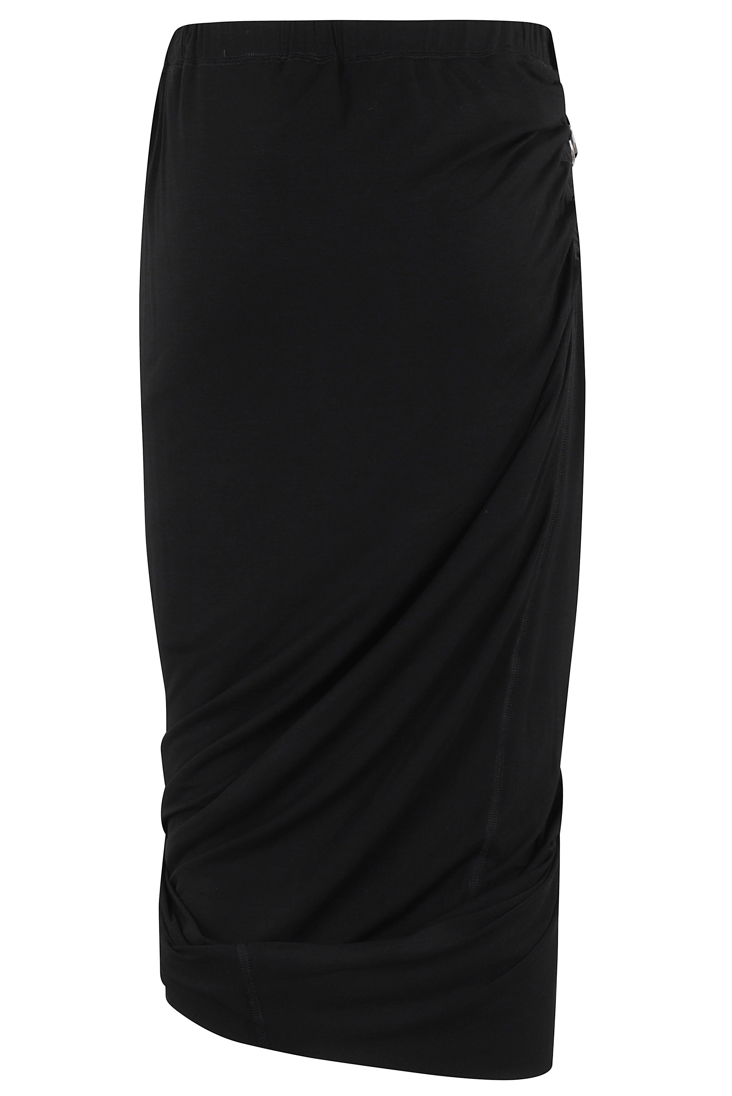Wind Skirt Black Lyocell Gonna